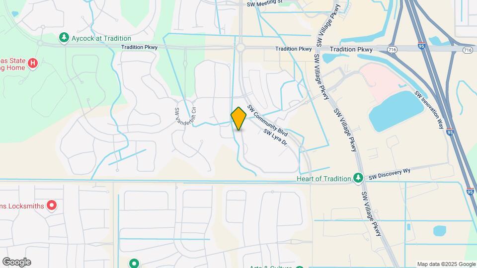 11389 SW Lyra Dr. Map and Location Details