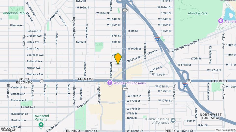 4423 W 172nd St Map and Location Details