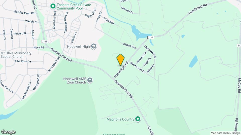 7211 Hambright Rd Mapa y Detalles de la Ubicación