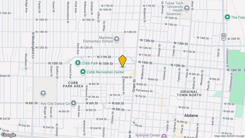 910 Merchant St Map and Location Details
