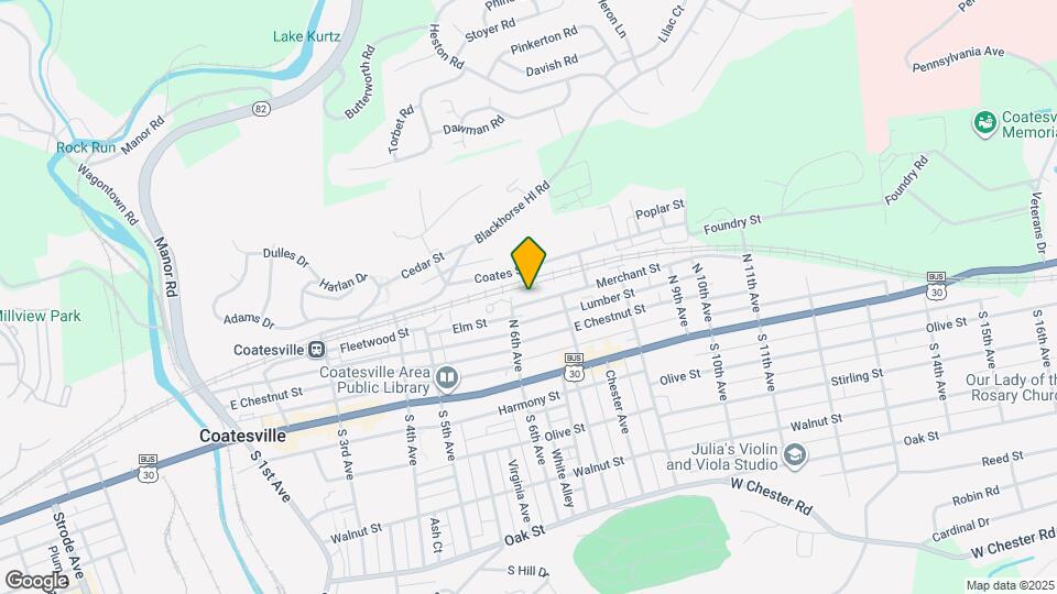 625 Merchant St Map and Location Details