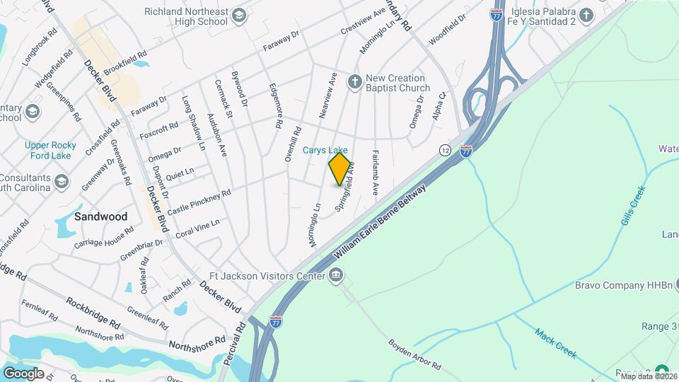 1737 Springfield Ave Map and Location Details