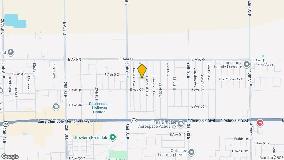 38638 31st St E Map and Location Details