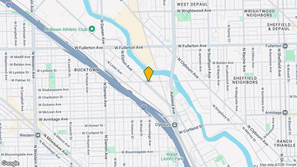 2183 N Elston Ave Map and Location Details