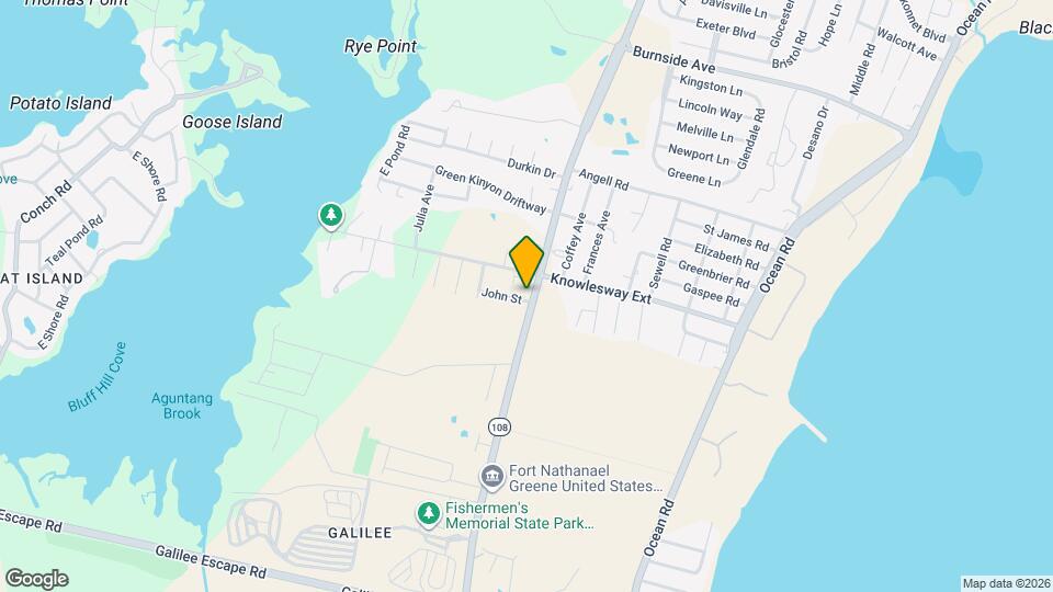 881 Point Judith Rd Map and Location Details