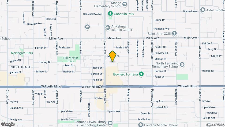 16966 Reed St Mapa y Detalles de la Ubicación