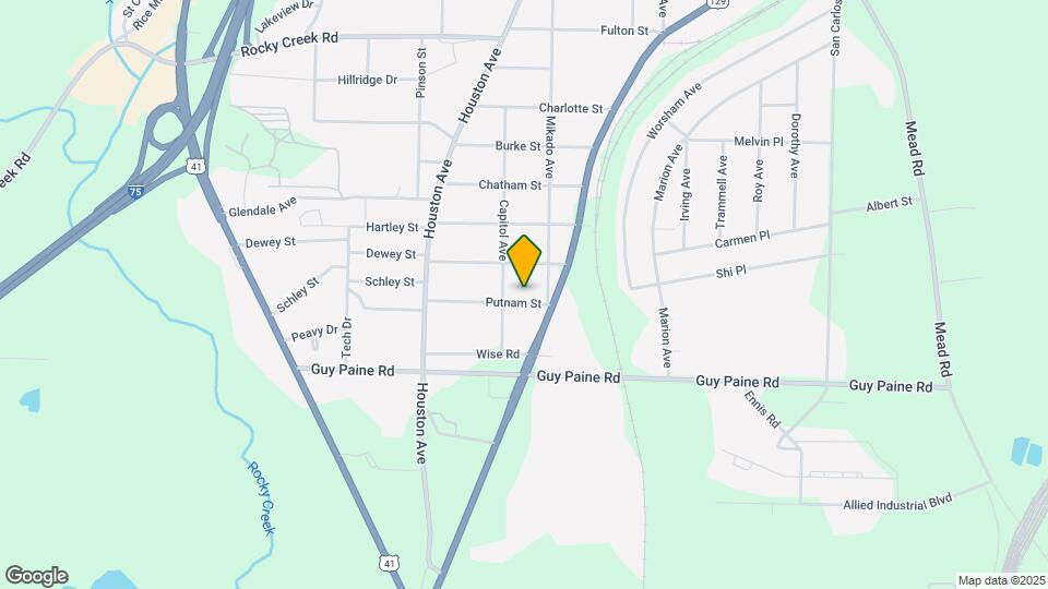 955 Putnam St Map and Location Details