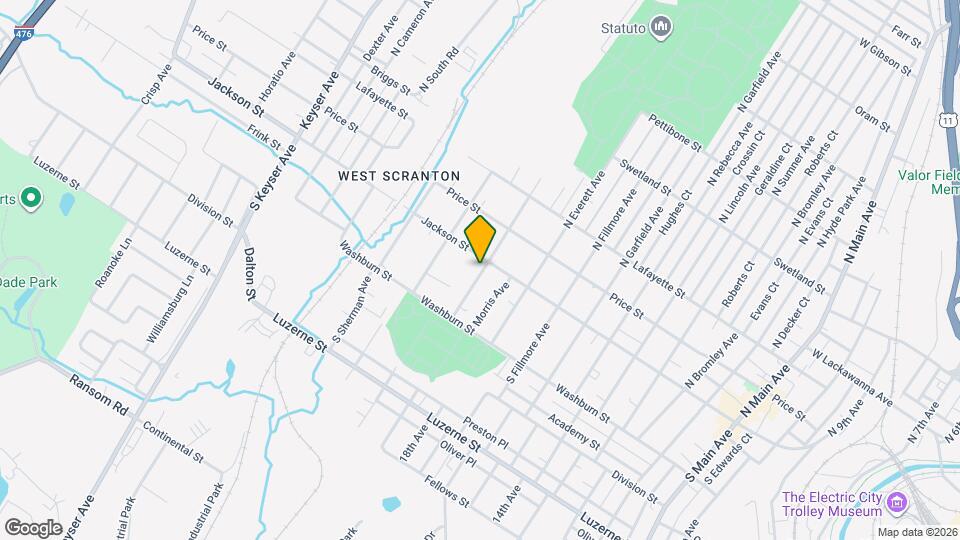 100 S Van Buren Ave Map and Location Details