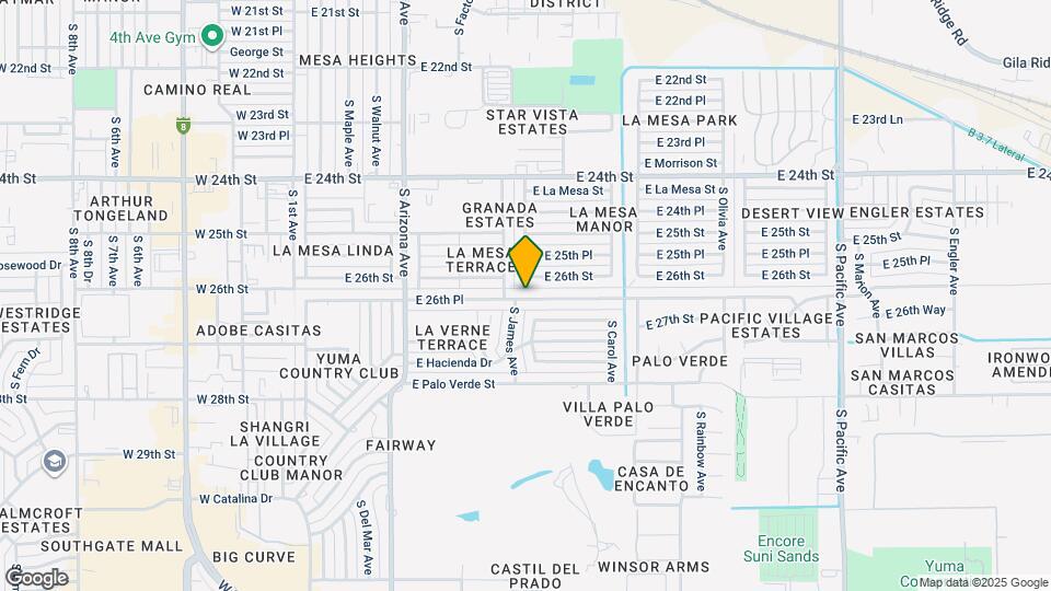 920 E 26th Pl Mapa y Detalles de la Ubicación