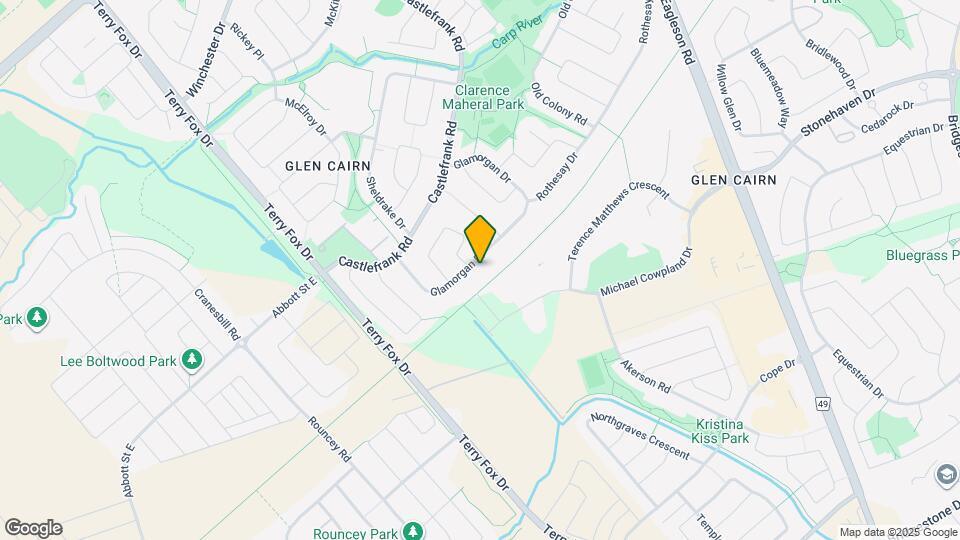 106 Glamorgan Dr Map and Location Details