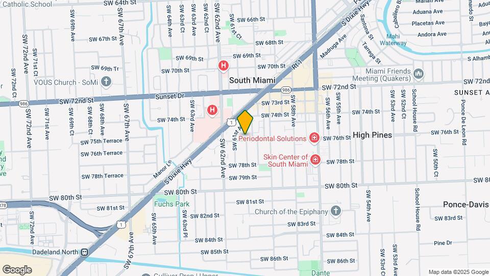 6001 SW 76th St Map and Location Details