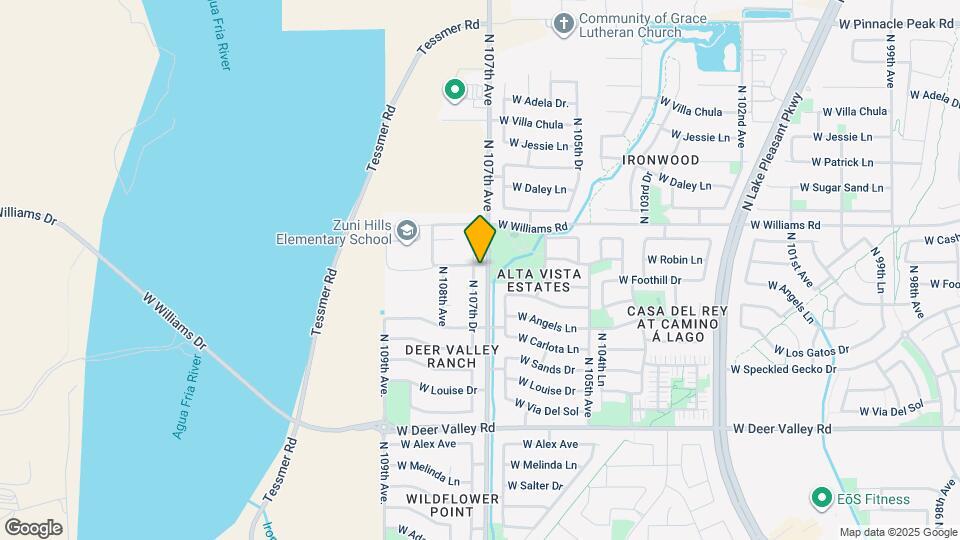 22381 N 107th Dr Map and Location Details