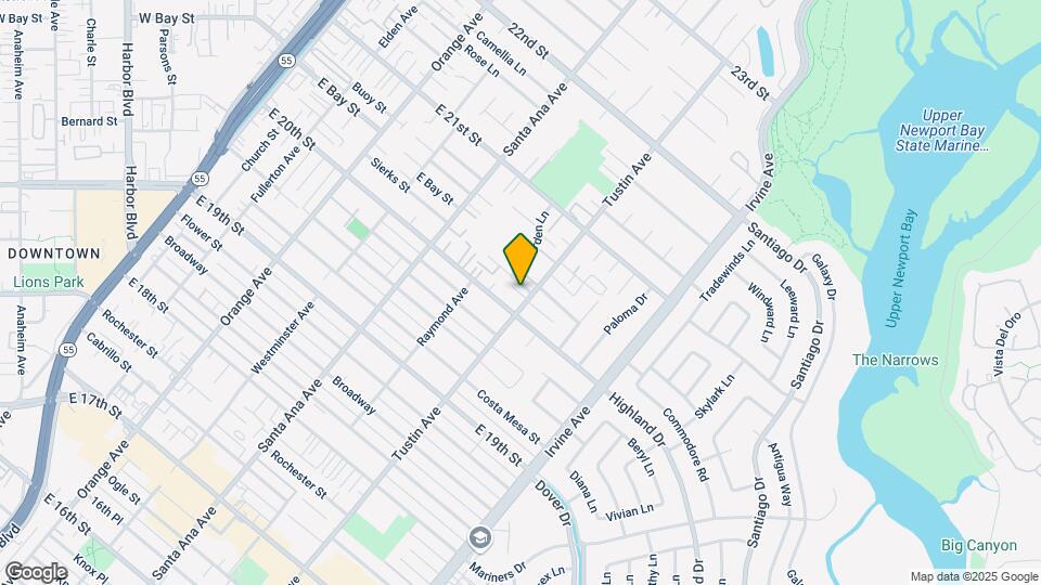 2019 Tustin Ave Map and Location Details