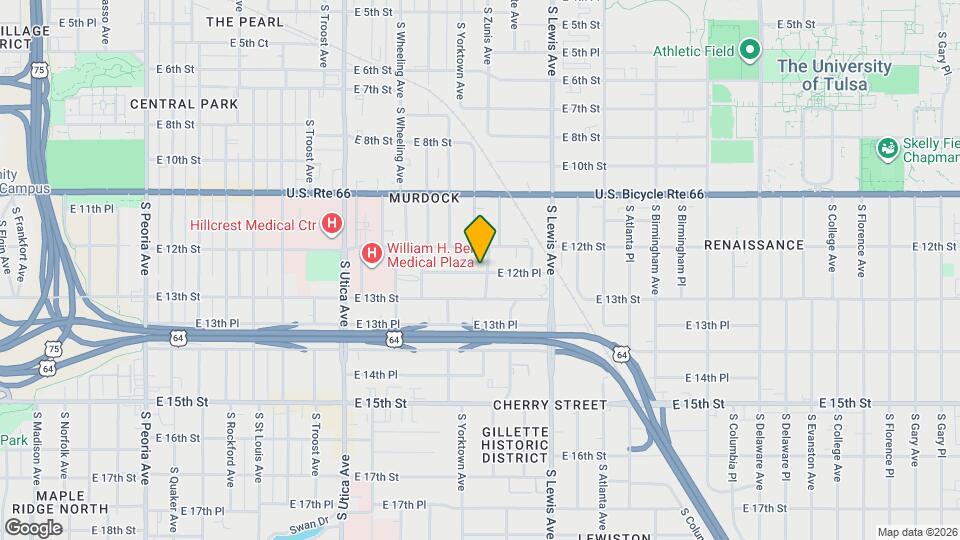 1220 S Zunis Ave Map and Location Details