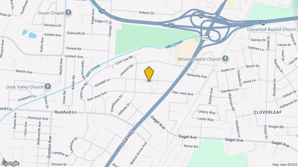 1850 Kendall Ln Map and Location Details