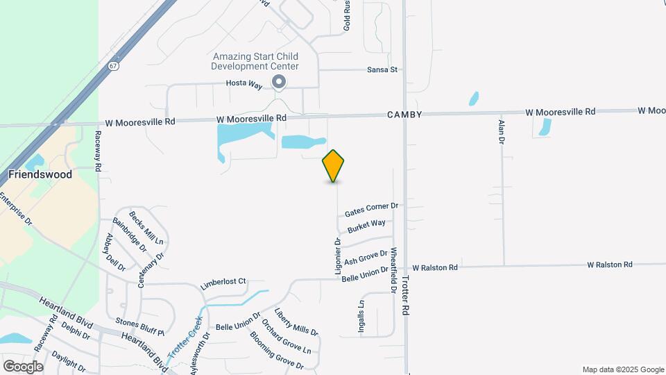 8230 Ossian Ct Map and Location Details