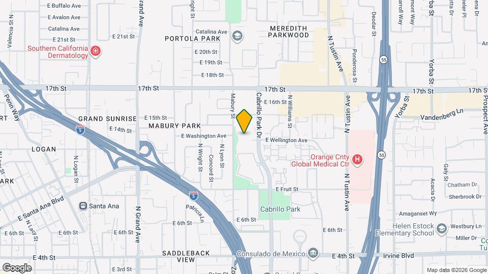 1340 Cabrillo Park Dr Map and Location Details