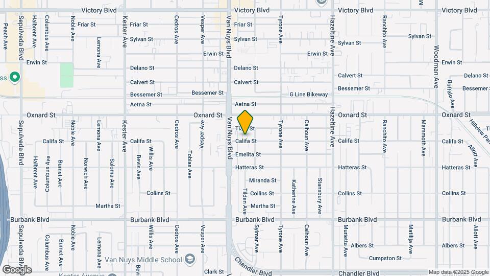 14423 Califa St Map and Location Details