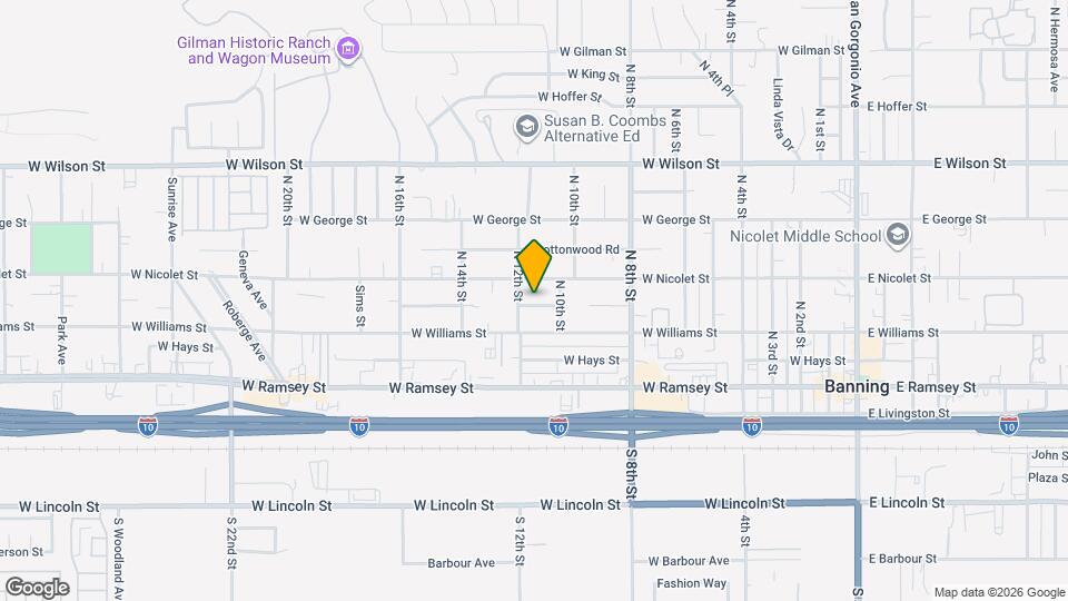 1163 W Jacinto View Rd Map and Location Details