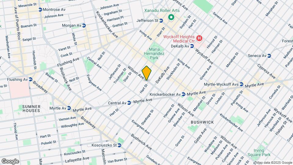 160 Wilson Ave Mapa y Detalles de la Ubicación