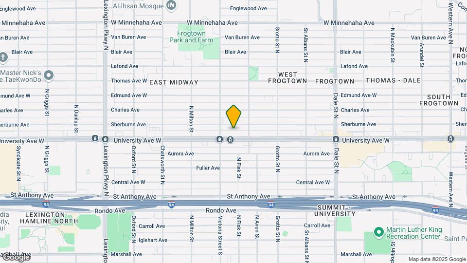 837 University Ave W Map and Location Details