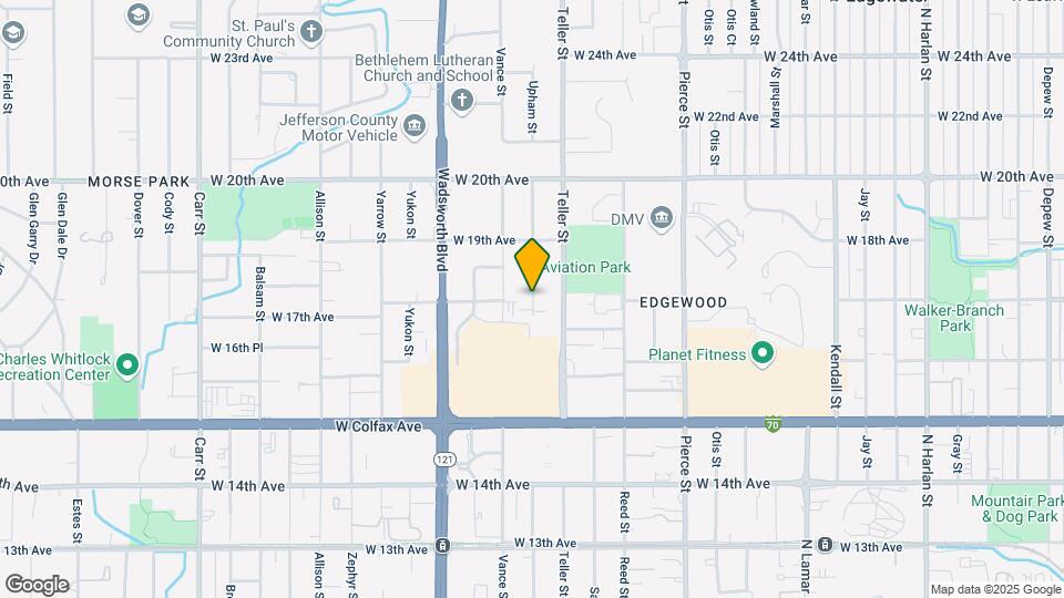 1725 Upham St Map and Location Details