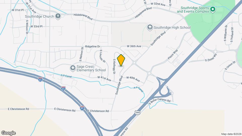 5857 W 40th Ct Map and Location Details