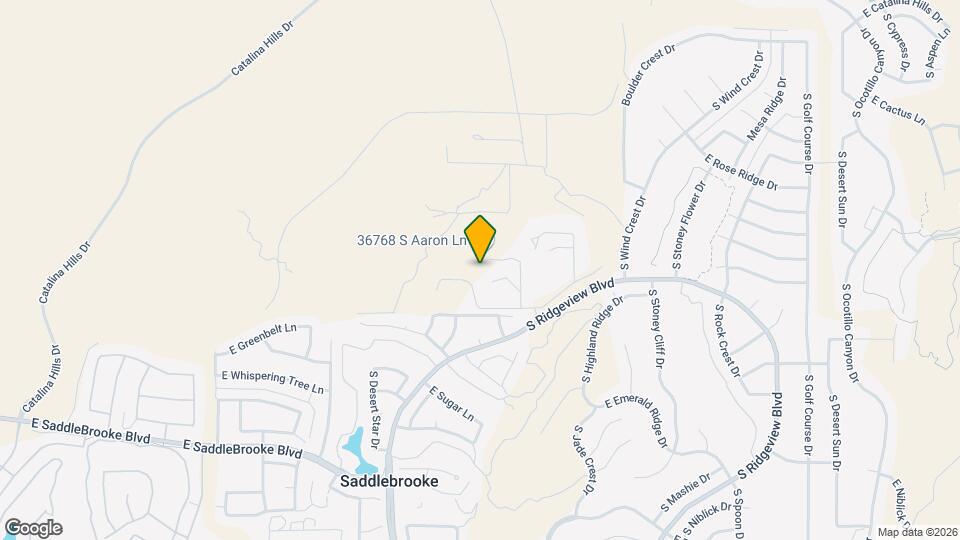 64568 E Calle Rosa Linda Map and Location Details