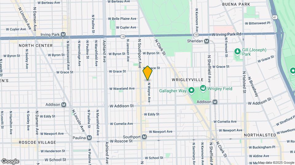 3716 N Wayne Ave Map and Location Details