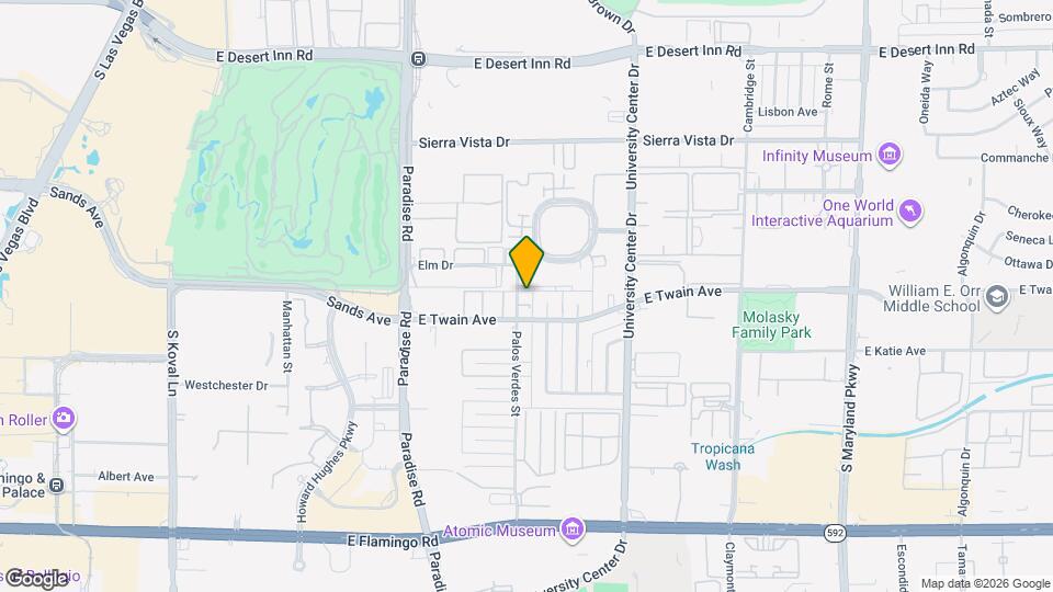 3710 Palos Verdes St Map and Location Details