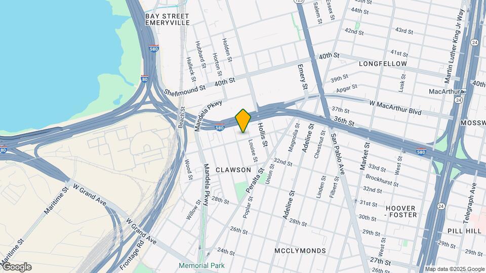 1468 34th St Map and Location Details