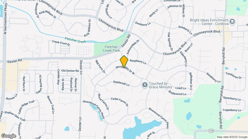 8699 Wood Mills Dr W Map and Location Details