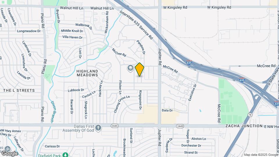 12811 Pandora Dr Map and Location Details
