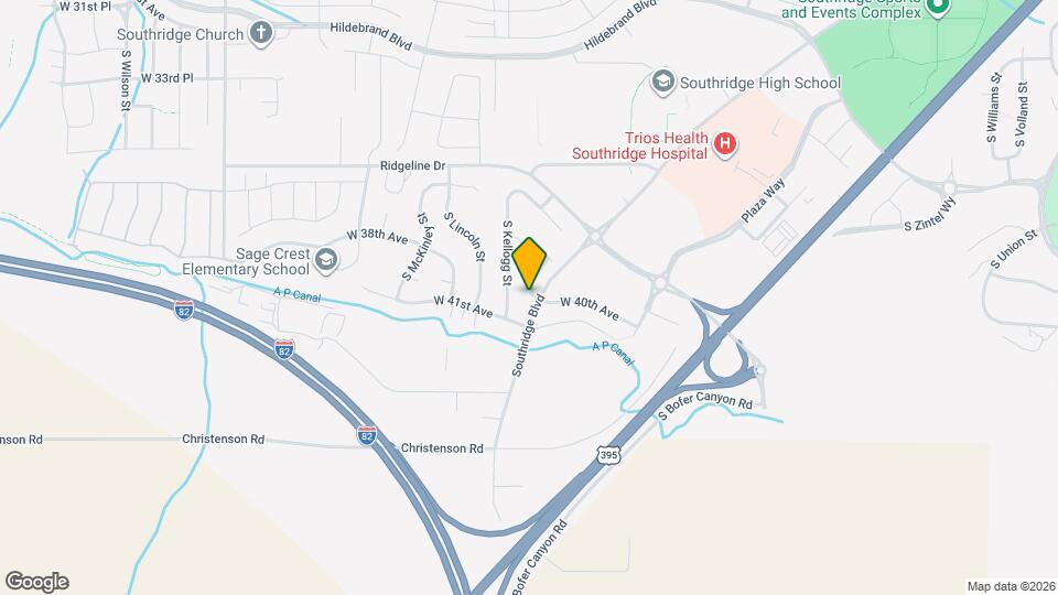 5813 W 40th Ct Map and Location Details