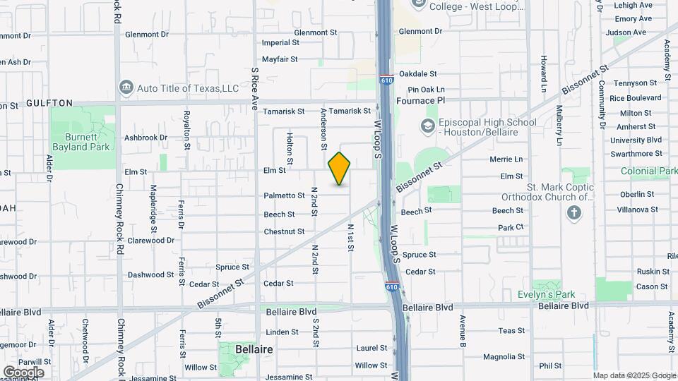 4812 Palmetto St Map and Location Details