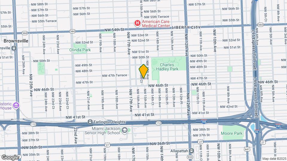 4647 NW 15th Ct Map and Location Details