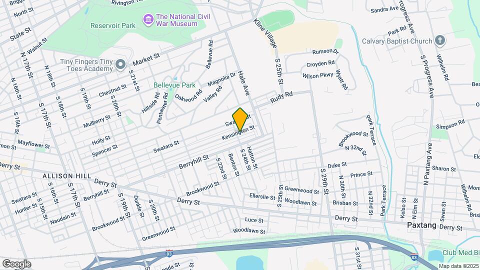 2405 Kensington St Map and Location Details