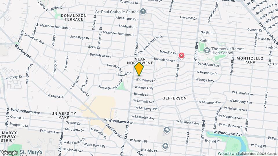 2643 W Gramercy Pl Map and Location Details