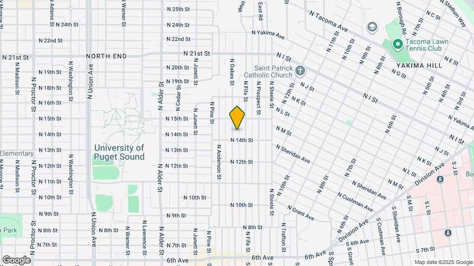 1413 N Oakes St, Unit B Mapa y Detalles de la Ubicación