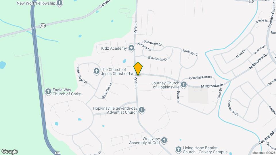 852 Pyle Ln Map and Location Details