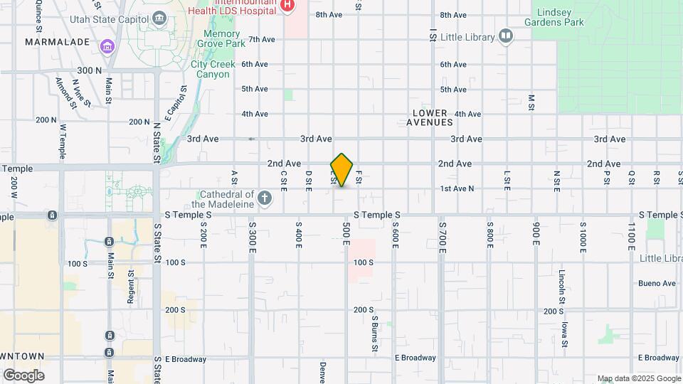 410 1st Ave Map and Location Details