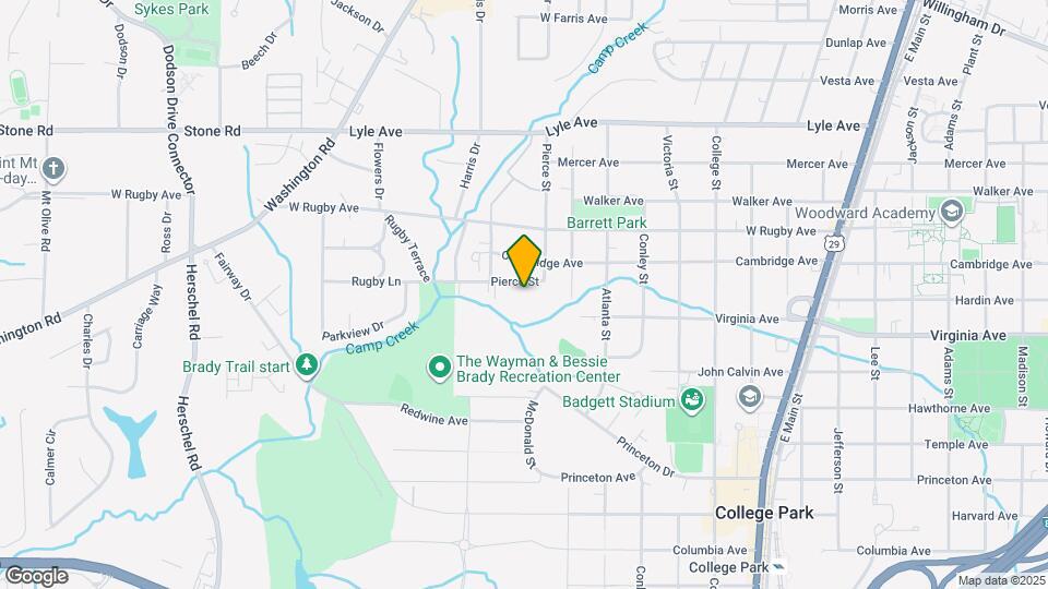 2138 Park Terrace Mapa y Detalles de la Ubicación