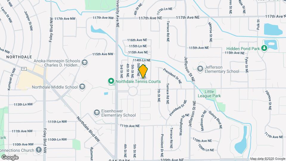 11344 6th St NE Map and Location Details