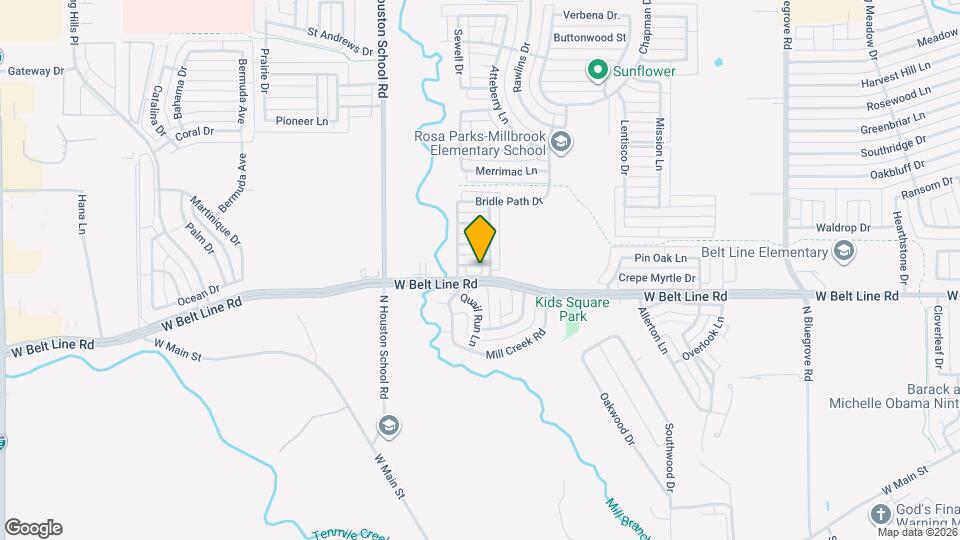 2218 W Thoroughbred Dr Map and Location Details