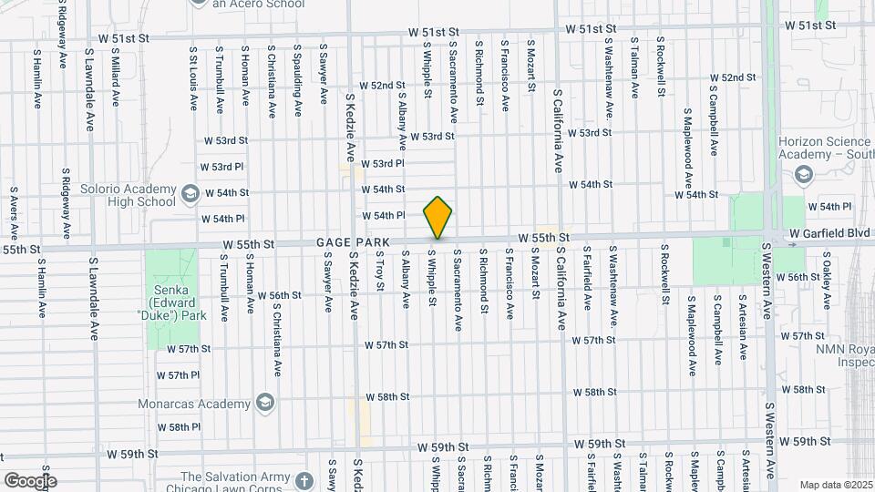 5509-5511 S Whipple St Map and Location Details