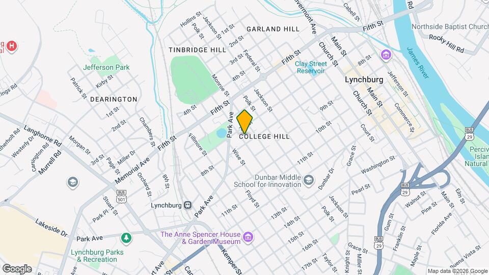 716 Taylor St Map and Location Details