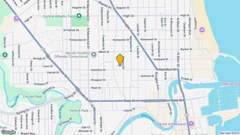 1214 Hamilton St Map and Location Details