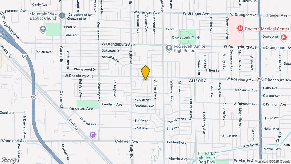 1208 W Roseburg Ave Map and Location Details