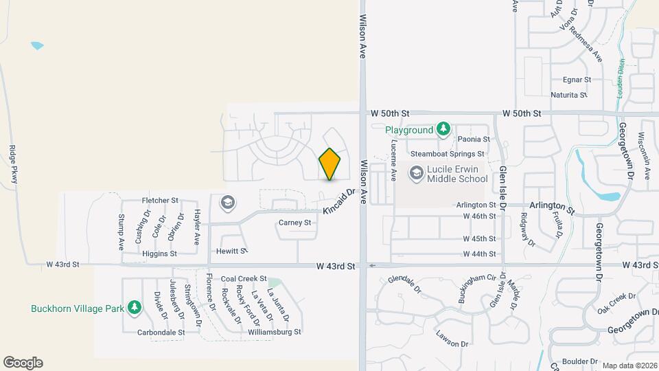 2920 Donatello St, Unit Unit B Map and Location Details