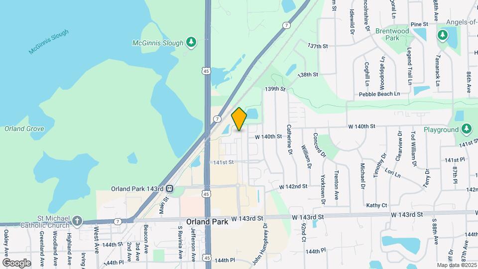 The Residences of Orland Park Crossing Mapa y Detalles de la Ubicación